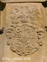 Tovačov, Zámek - zámecký park - socha sv. Jana Nepomuckého